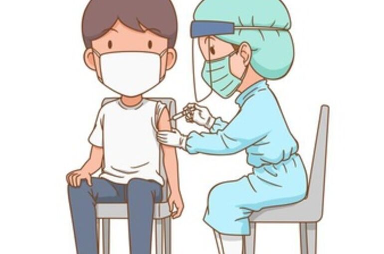 cartoon-illustration-of-nurse-giving-an-injection-to-a-man_49924-244