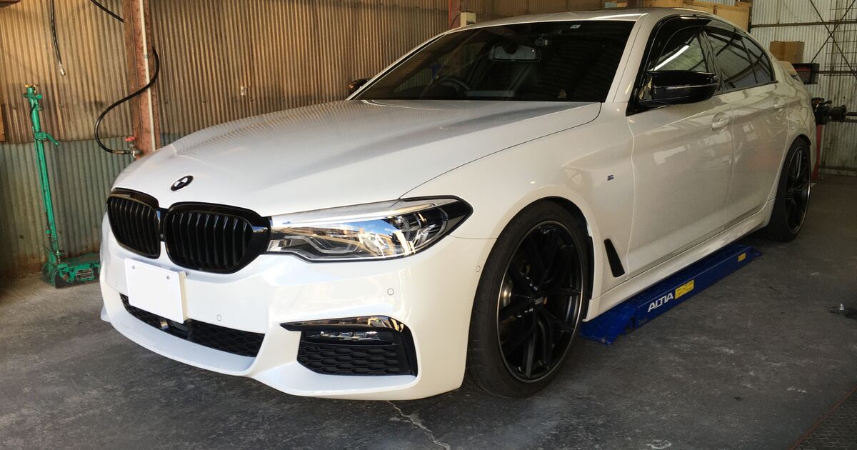BMW G30 M-Sport M5ルック ディフューザー 取付 | BMW | 松本市で